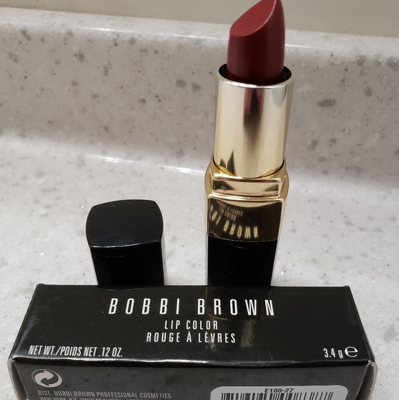 Bobbi Brown Nourishing Lip Color Lipstick #27 Scarlet NIB makeup $29